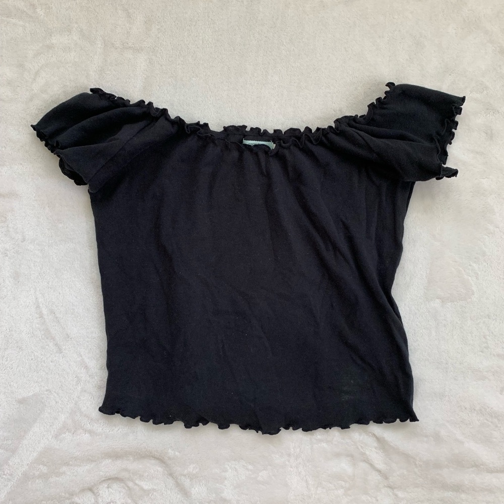 Black Crop Top
